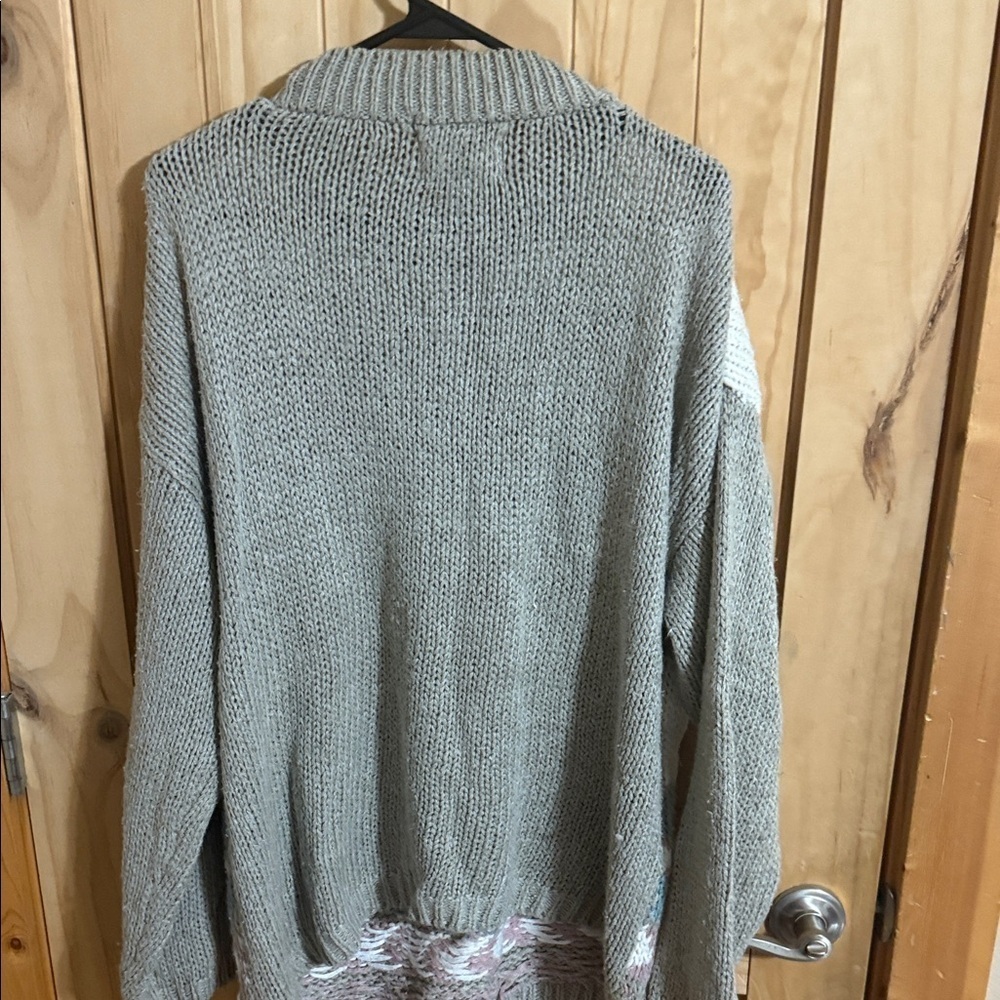 Vintage Goldentouch Women's Cream Crew Neck Sweater - Picture 3 of 5